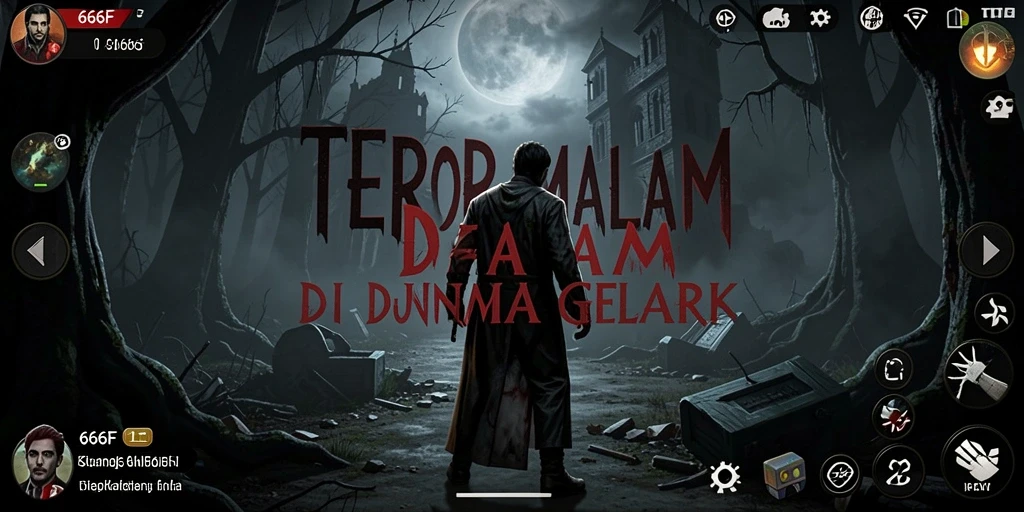 Gameplay menegangkan dalam dunia kegelapan.