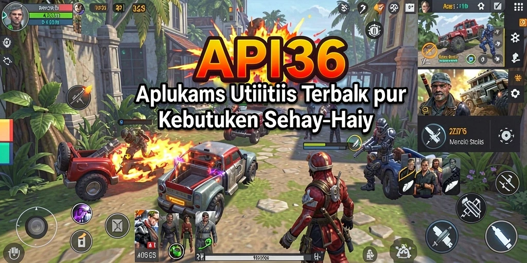 Tampilan utama API36 dengan berbagai fitur Utility yang menarik.
