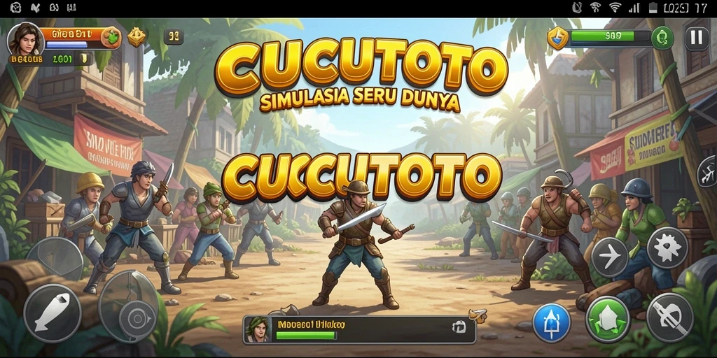 Screenshot utama CUCUTOTO menampilkan gameplay yang menarik dan interaktif.