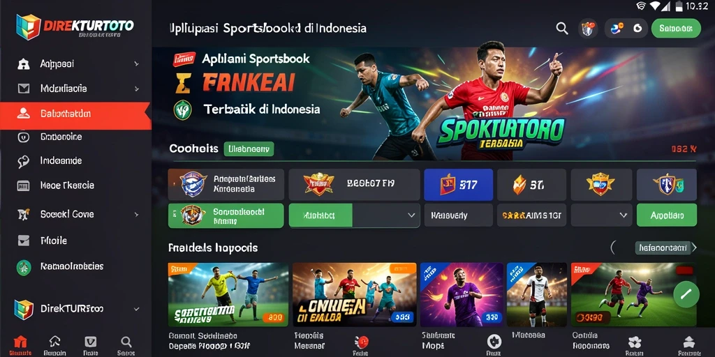 Tampilan gameplay aplikasi Sportsbook DIREKTURTOTO yang menawan.