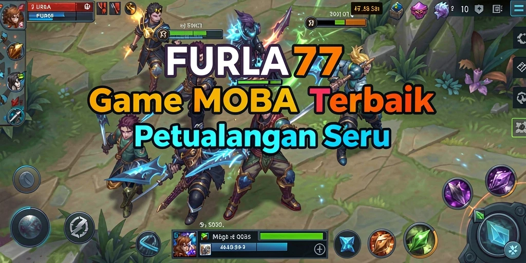 Tangkapan layar dari gameplay seru di FURLA77, menampilkan pertarungan antara karakter.
