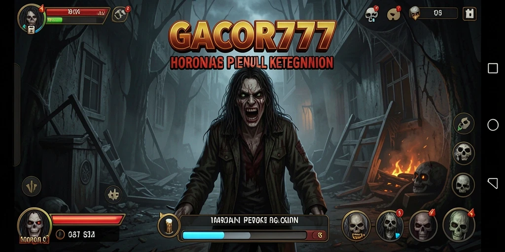 Screenshot menampilkan karakter dan lingkungan menyeramkan dari GACOR777.