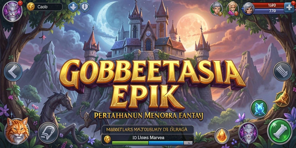 Screenshot gameplay GOBETASIA yang menampilkan aksi Tower Defense yang mendebarkan.