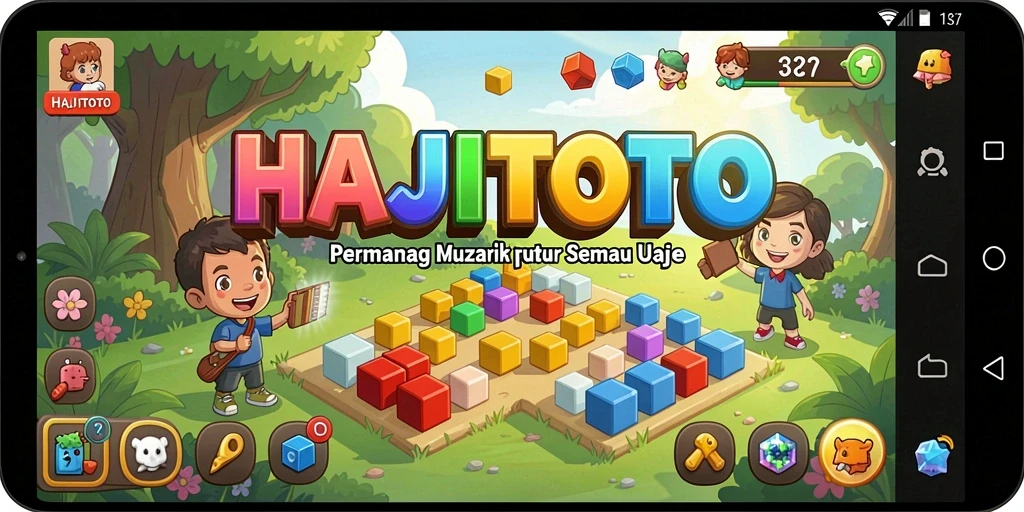Tampilan gameplay HAJITOTO dengan berbagai puzzle menarik.