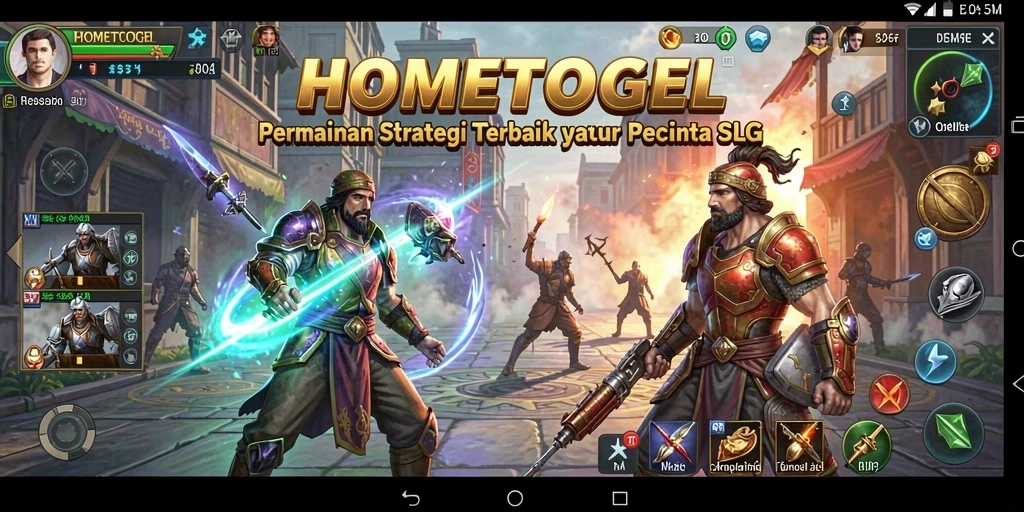 Tampilan gameplay menarik dari HOMETOGEL dengan strategi mendalam.