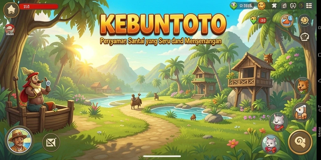 Tampilan gameplay KEBUNTOTO yang seru dan mengasyikkan.