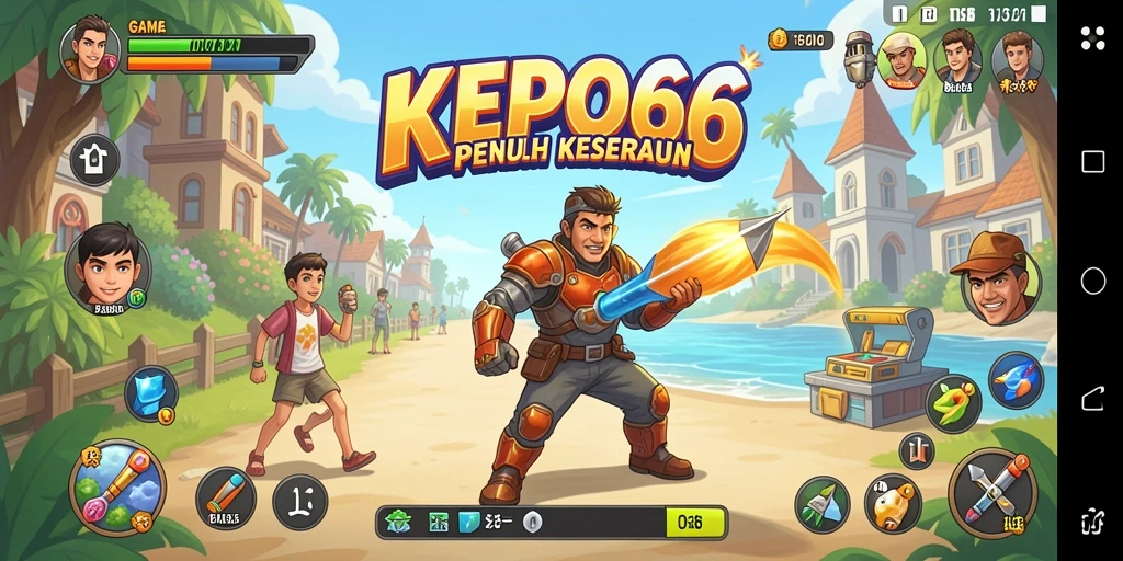 Tampilan utama gameplay KEPO66 yang seru dan penuh tantangan.
