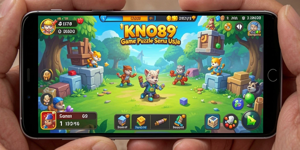 Tampilan gameplay KNO89 yang menarik dan menantang puzzle.