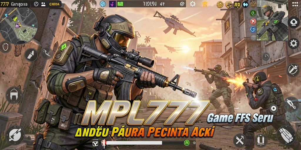 Tampilan gameplay seru MPL777 dengan aksi tembak menembak yang mendebarkan.