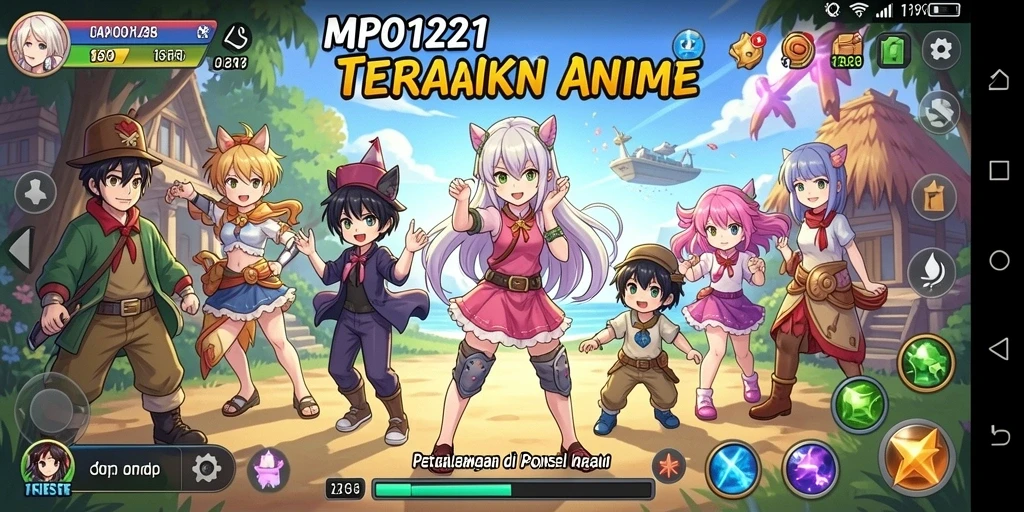 Tampilan gameplay MPO1221 yang menarik dan penuh warna.