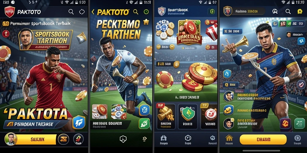 Tampilan gameplay menarik dari aplikasi PAKTOTO untuk taruhan Sportsbook.