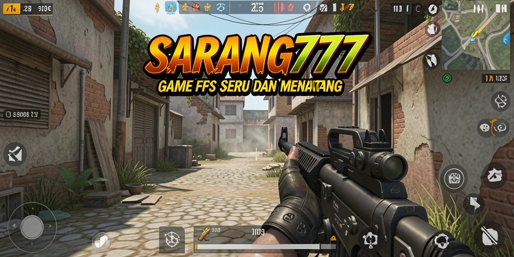 Gameplay seru dalam SARANG777, tembak menembak yang mendebarkan.