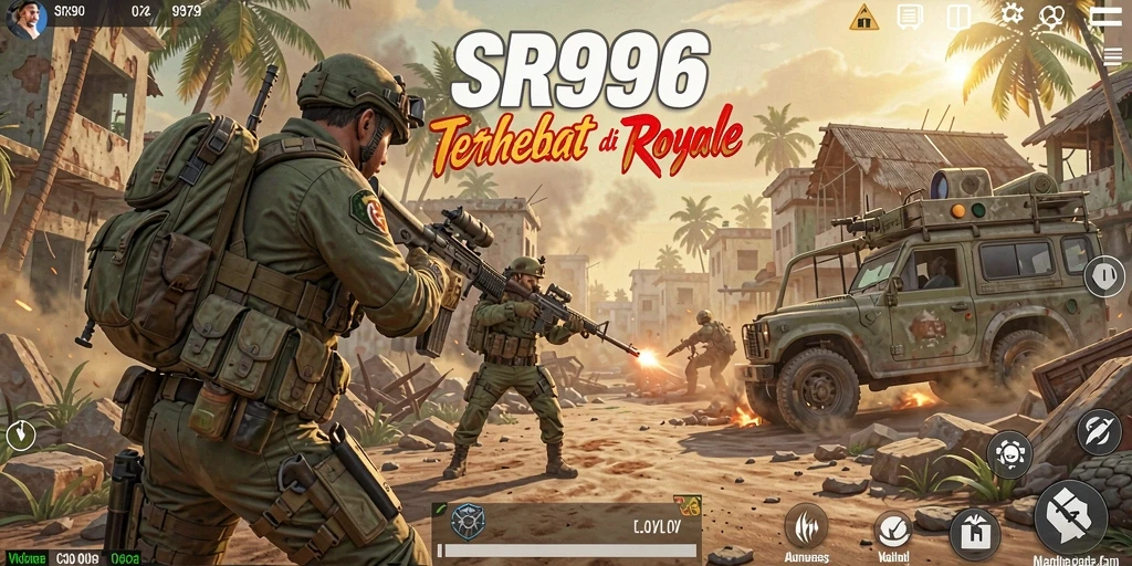 Gameplay seru di SR996 dengan aksi Battle Royale yang mendebarkan.