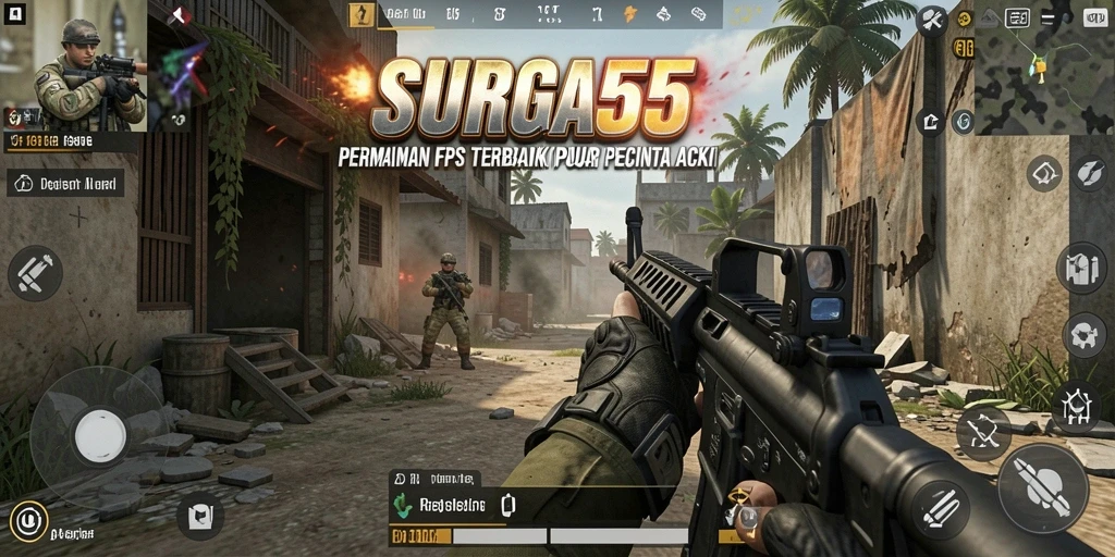 Gameplay SURGA55 yang menegangkan dan penuh aksi.