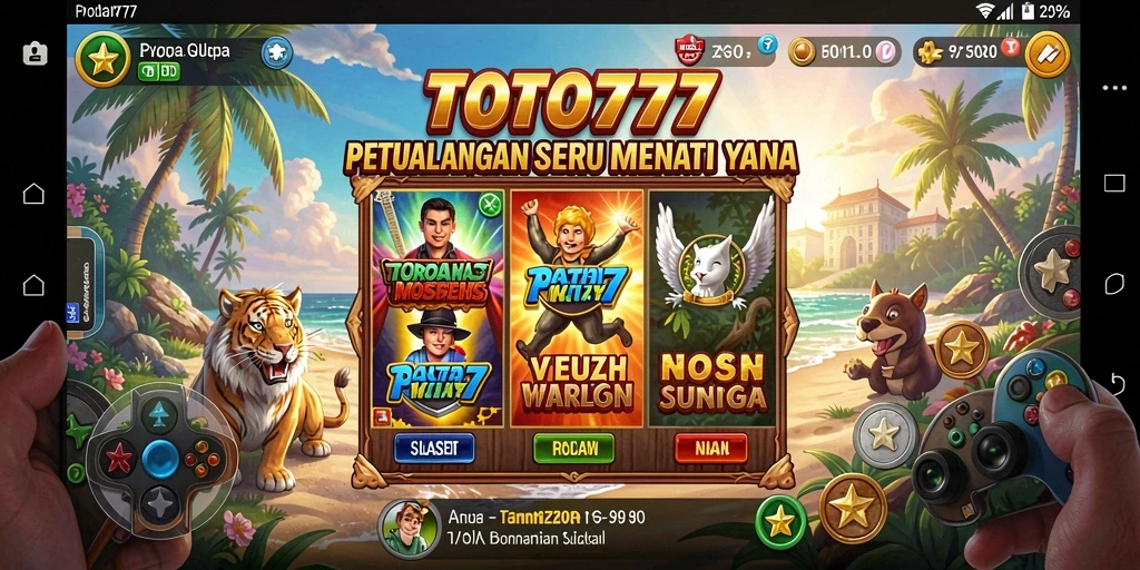 Screenshot gameplay TOTO777 menampilkan petualangan menarik dan grafis luar biasa.