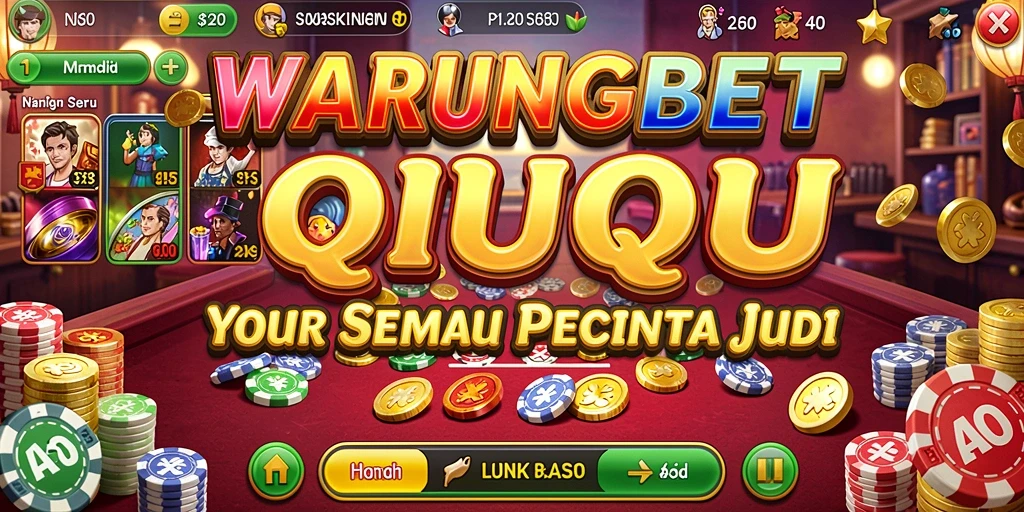 Gameplay seru QiuQiu di aplikasi WARUNGBET