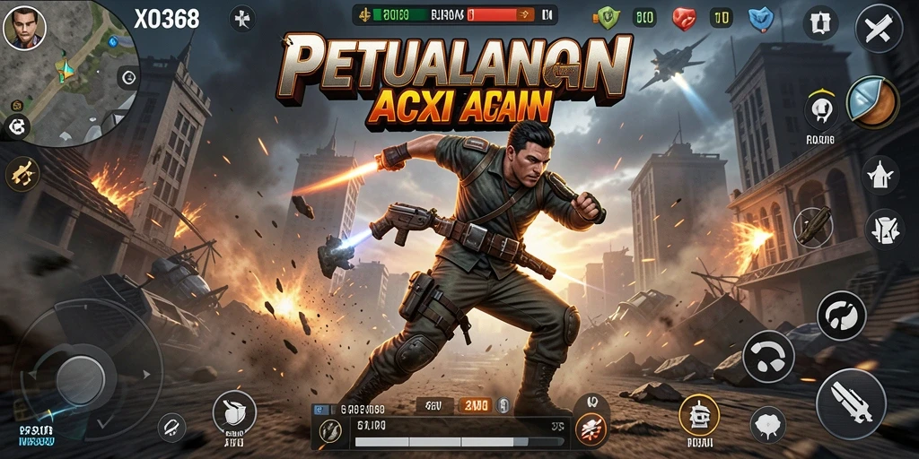 Screenshot dari gameplay XO368 menampilkan aksi seru dan menegangkan.